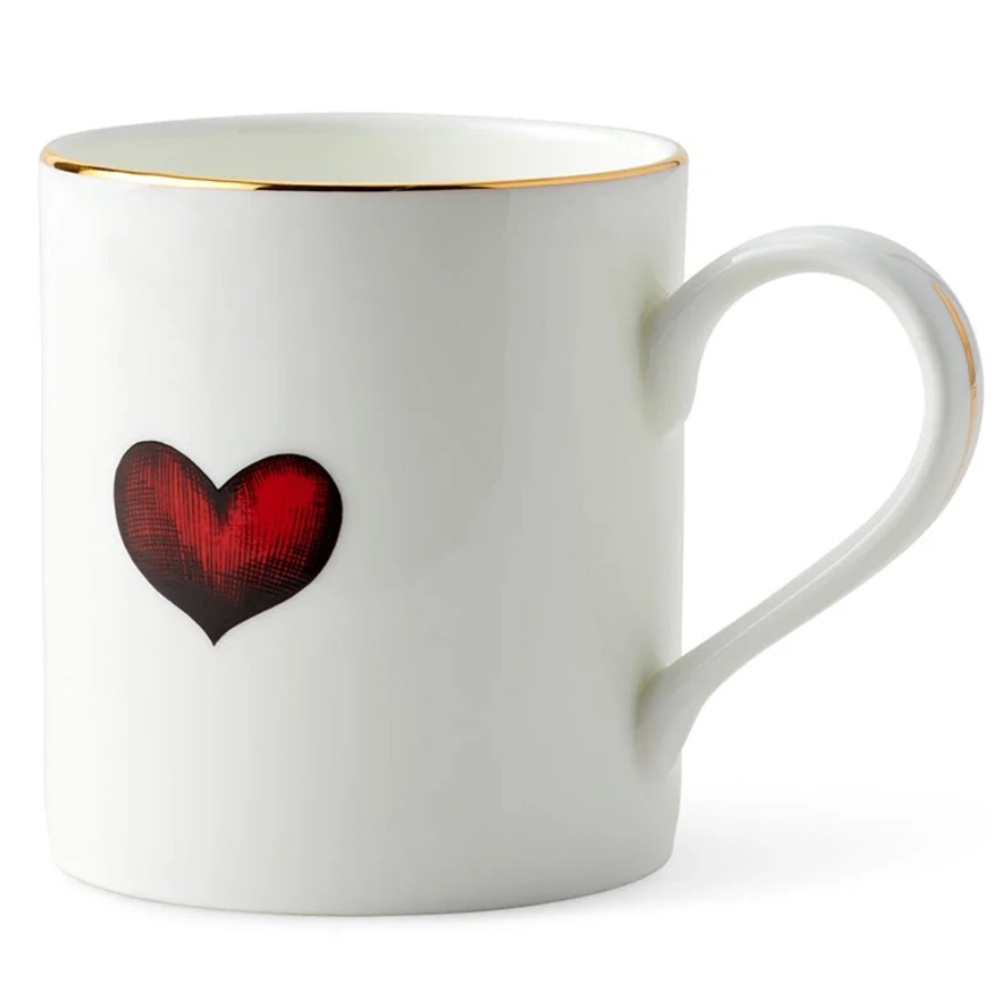 Red Love Heart Majestic Mug